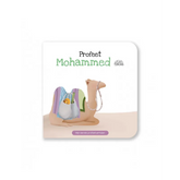 Kinderboek met kamelenillustratie op de cover van Mijn eerste Profeetverhalen Mohammed
